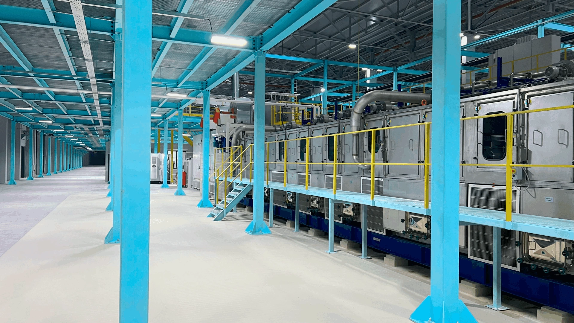 Завершили устройство бетонных полов на заводе Pepsi в Ташкенте