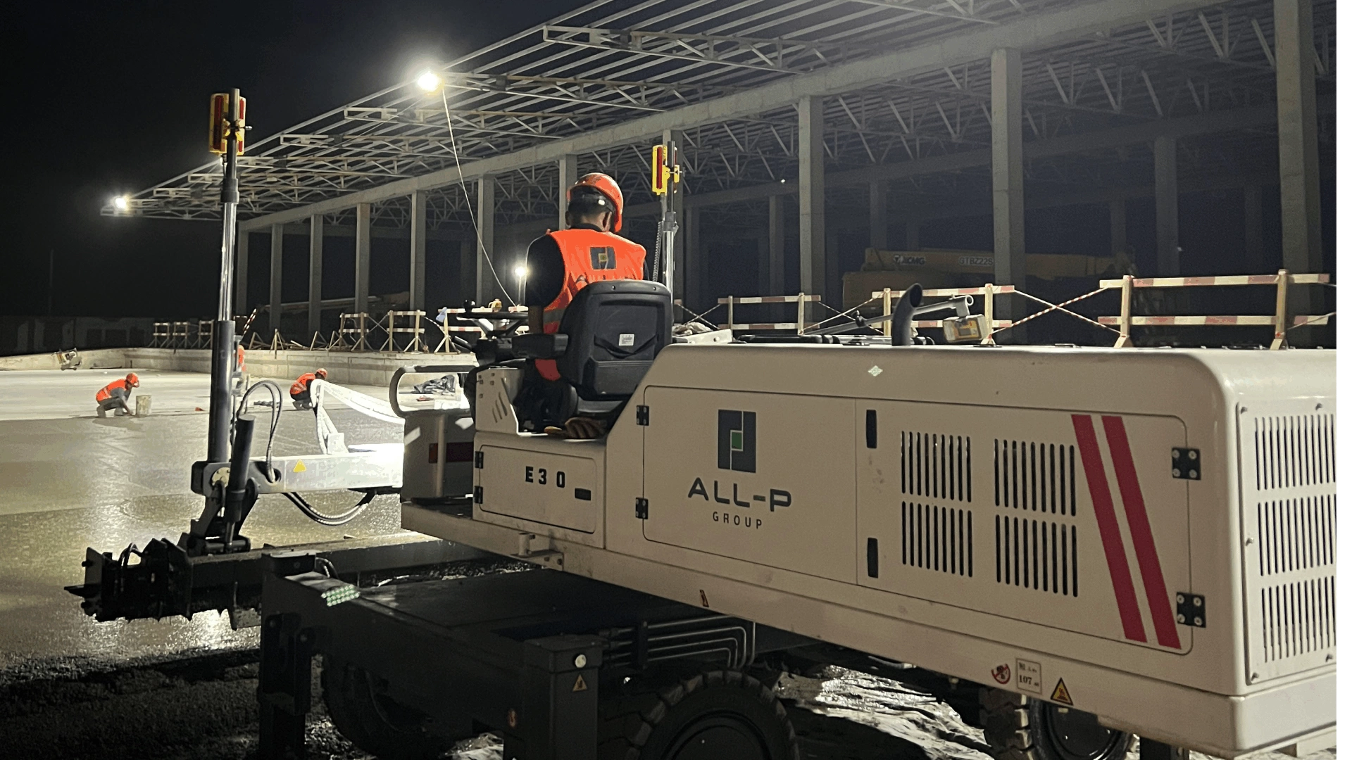 ALL-P Group реализует проект по устройству бетонных полов на объекте пивного производства